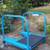 Blue & Black Adjustable Height TOILET STEP STOOL with Hand Rails 2 thumbnail