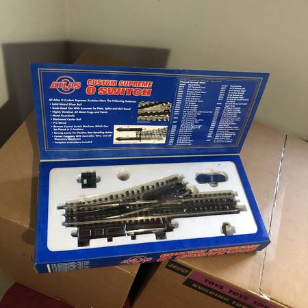 Atlas O scale track and switches New Old Stock 1