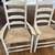 6 White Washed Informal Dining Chairs 2 thumbnail