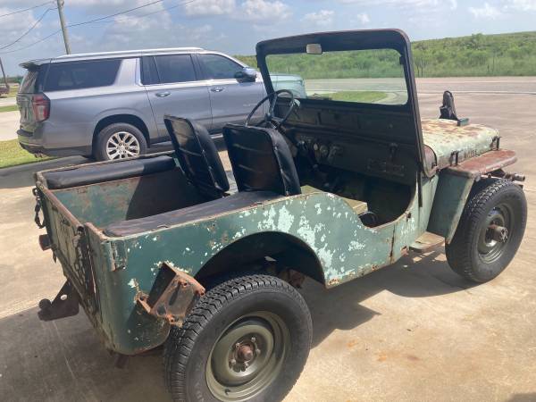 1950 WILLYS CJ3A JEEP RARO!!! PROSPECTO DE RESTAURACIÓN - $4,500 (Freeport, TX)63622281202817121