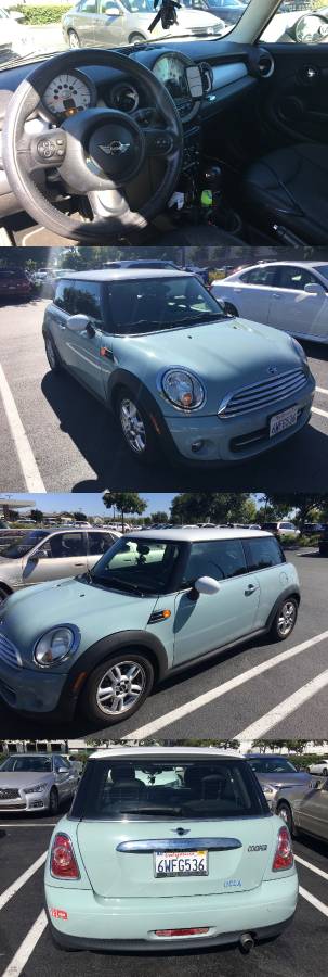 2012 MINI Cooper Ice Blue– Great Project / Mechanic