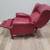 Leather studded recliner 4 thumbnail