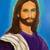 Painting of Jesus Christ in purple 5 thumbnail
