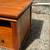 Crate & Barrel solid wood side end table / nightstand 3 thumbnail