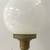 Electrified Victorian style parlor brass and glass oil lamp with globe 3 thumbnail