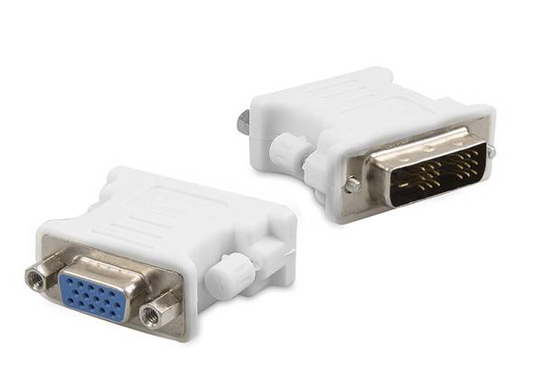 DVI - I (single connector) to VGA Cable Adapter, M/F 1