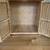 Vtg Wicker Rattan Etagere Display 4 Shelf Lower Cabinet Doors 5'4" 6 thumbnail
