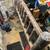 Cedar log headboard and frame and box springs 3 thumbnail
