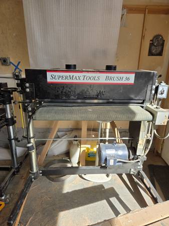 Super brush wire brushing machine 1