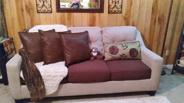 Ashley sofa/matching armchair 1