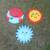Painted Clay Suns 1 thumbnail