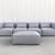 Modern contemporary Grey Fabric Modular sectional sofa set - brand new 1 thumbnail