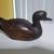 Vintage hand carved  ironewood brown duck 2 thumbnail