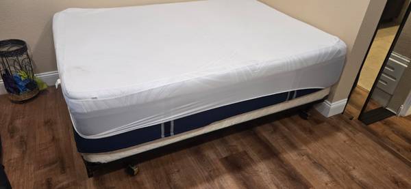 Full Size bed - New High quality memory Mattress, box spring, frame 1