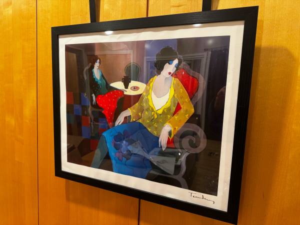 Itzchak Tarkay Seriolithograph “Ladies at the Round Table” 2 1