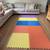 Interlocking Rubber 5 Blk  Mats Great Padding  For Your Weights 12 Colored Ones 4 thumbnail