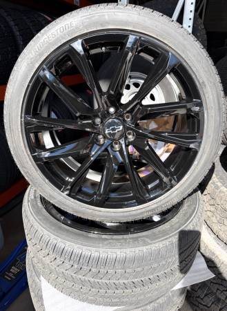 24" NEW Onyx Gloss Black Chevy Tahoe GMC Sierra 1Wheels Rims 1