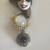 Vtg 1980s Avante Garde Painted Lady Brooch Pin 1 thumbnail