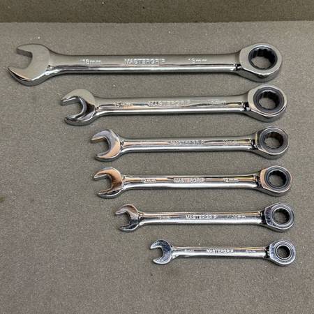 (6 pc set) MASTERGRIP METRIC RATCHETING COMBINATION WRENCH SET 1