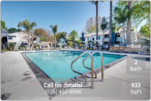 $2,720 / 2br - 933ft2 - Wonderful 2 bed / 2 bath in prime location! Close to everything! (dublin / pleasanton / livermore)64000757408897122