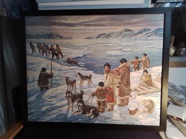 The Providers by Nori Peter Signed 26 x 31.75 1