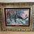 Large J. P. Loup Enamel on Copper Painting - Winter 1 thumbnail