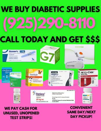 CA$H for Diabetic Test Strips $$$ 1