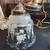 Vintage Glass Pendant Light Fixture with Floral Design 1 thumbnail