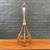 Vintage Mid-Century Modern Sculpted Walnut & Brass Table Lamp, c.1960’ 2 thumbnail