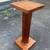 vintage flame walnut pedestal ,stand 1 thumbnail