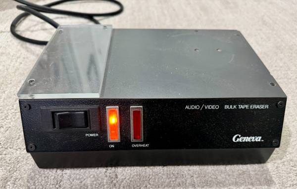 Geneva Model PF-250 Audio/Video Bulk Tape Eraser Demagnetizer 1