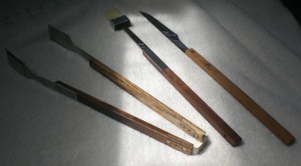 Vintage Stainless Barbecue tool SET 1