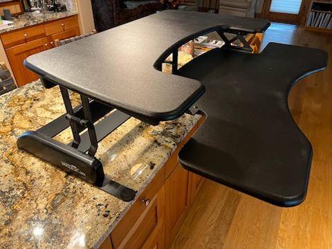 VariDesk Pro Plus standing or sitting desk 1