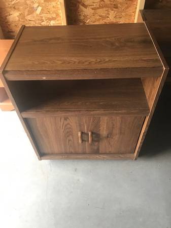 Small appliance cabinet on wheels 1