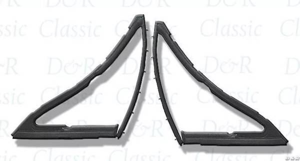 67 camaro vent window rubber seals new pr 1