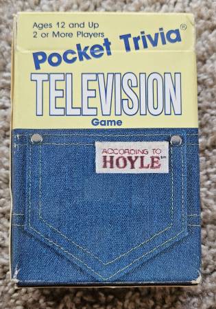 Vintage Professor Hoyle Pocket Trivia Television Game Series 1
