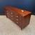 Restored three piece Mid Century Modern MCM walnut bedroom set 5 thumbnail