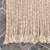 TAN 8' X 10' TASSELED INDOOR/OUTDOOR VRAIDED RUG - ALLNEW 6 thumbnail