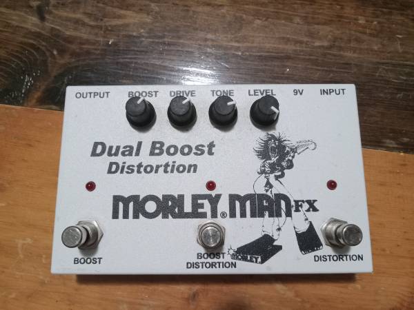 Morley Man FX Dual Boost Distortion Guitar Pedal 1