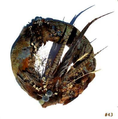 Pheasant Feather Wreath #43 1