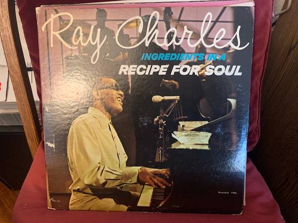 RAY CHARLES VINYL RECORD INGREDIENTS IN A RECIPE FOR SOUL 1