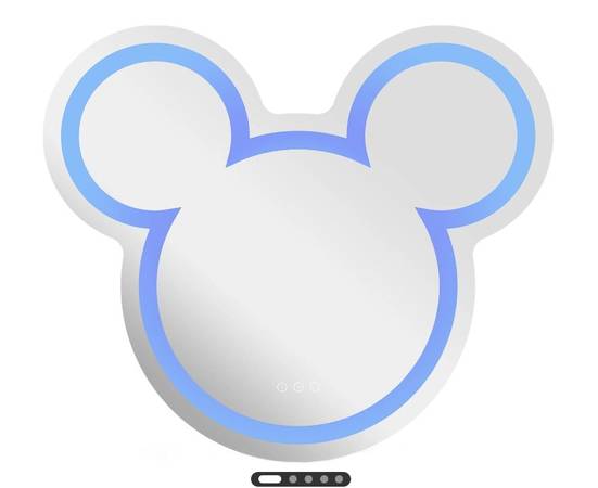 IMPRESSIONS Mickey Mouse Light Up LED Color Changing 24" Wall Mirror 1