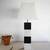 Vintage modernist black and white table lamp 6 thumbnail
