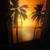 Vintage rippler mirror light w palm trees 1 thumbnail