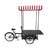 24" Tire Black Tricyle Vending Cart Ice-cream Wagon Flower Cart Kiosk 6 thumbnail