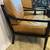 Genuine Brown Leather Wood Frame Armchairs Pair of 2 Accent Armchair 5 thumbnail