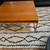 blu dot: stunning mid-century modern walnut / stainless coffee table 3 thumbnail