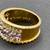 14K Amethyst & Diamond Ring Size 6.5 5 thumbnail