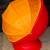 Ikea PS Lomsk Swivel Red + Orange Egg Pod Chair 4 thumbnail