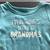 Baby Essentials Blue Baby Onesie “Grandma” Brand New W/ Tags 6M 2 thumbnail